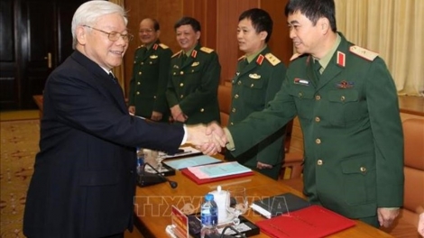 Tổng Bí thư, Chủ tịch nước Nguyễn Phú Trọng chủ trì Hội nghị Quân ủy Trung ương triển khai nhiệm vụ quân sự và xây dựng Đảng bộ quân đội năm nay (Thời sự chiều 7/1/2019)
