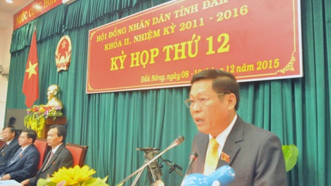 Kỷ luật khiển trách Phó Bí thư Tỉnh ủy, Chủ tịch Ủy ban nhân dân tỉnh Đắk Nông