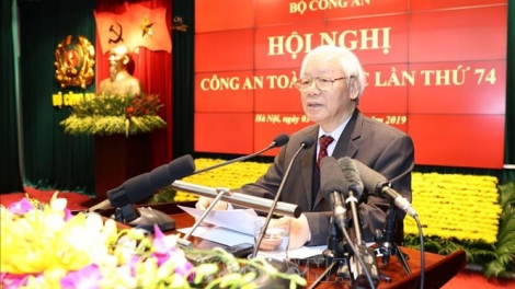 Tổng Bí thư, Chủ tịch nước Nguyễn Phú Trọng dự Hội nghị công an toàn quốc (Thời sự trưa 3/1/2019)