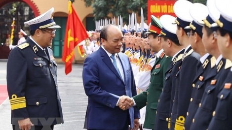 Thủ tướng Nguyễn Xuân Phúc thăm và kiểm tra công tác sẵn sàng chiến đấu tại Bộ Tư lệnh Quân chủng Hải quân (Thời sự chiều 30/1/2019)
