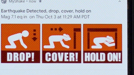 Mỹ ra mắt hệ thống cảnh báo động đất đầu tiên ở bang California (24/10/2019)