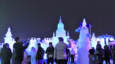 Nga: độc đáo lễ hội băng ở Moskva (30/12/2019)