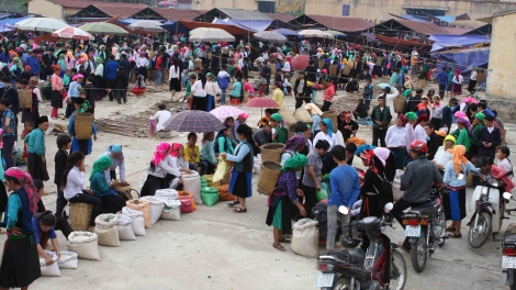 Chợ phiên Mèo Vạc mang màu sắc đặc biệt của vùng cao (11/2/2019)