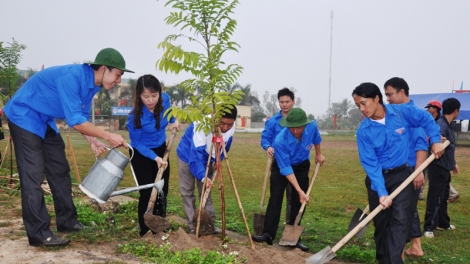 Trồng cây  để đất nước mãi Xuân (10/2/2019)
