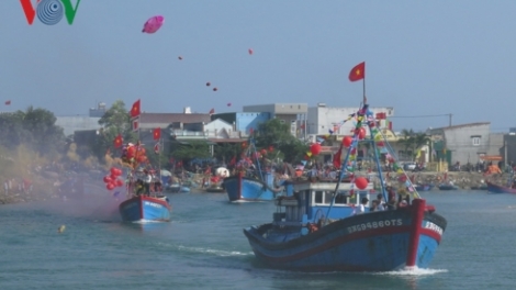 Chuyến ra khơi đầu năm thành công của ngư dân tỉnh Quảng Ngãi (9/2/2019)