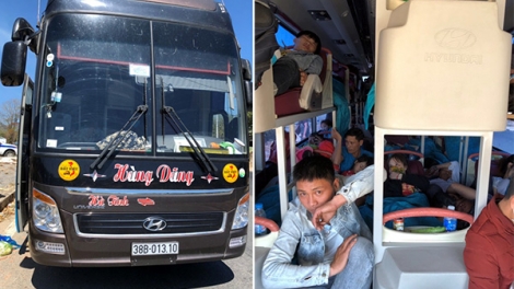 Kon Tum phát hiện lái xe khách dương tính với ma túy đá và chở quá số người quy định (Thời sự đêm 13/2/2019)