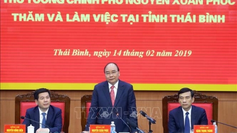 Thủ tướng Nguyễn Xuân Phúc làm việc với lãnh đạo tỉnh Thái Bình (Thời sự chiều 14/2/2019)