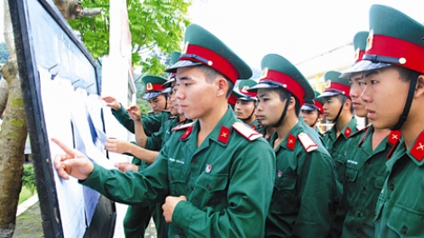 Những đóng góp của các chiến sĩ cống hiến sức trẻ của mình cho Tổ quốc (23/3/2019)
