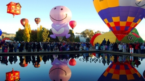 Lễ hội khinh khí cầu Canberra ở Australia (11/3/2019)