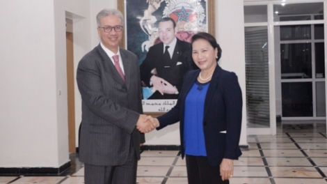 Chủ tịch Quốc hội Nguyễn Thị Kim Ngân gặp Toàn quyền Vùng Marakech và mong muốn cơ hội hợp tác với các doanh nghiệp trong những lĩnh vực mà thành phố có tiềm năng (Thời sự trưa 30/3/2019)