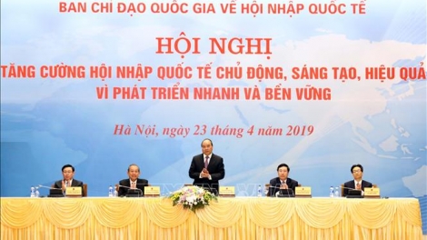 Thủ tướng Nguyễn Xuân Phúc chủ trì Phiên họp lần thứ 3, Ban Chỉ đạo Quốc gia về hội nhập quốc tế (Thời sự trưa 23/4/2019)