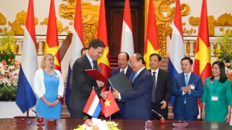Thủ tướng Nguyễn Xuân Phúc đón và hội đàm với Thủ tướng Hà Lan Mark Rutte (Thời sự chiều 9/4/2019)
