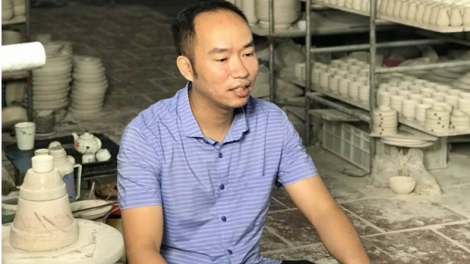 Cơ sở sản xuất gốm sứ Hưng Dung - giấc mơ khởi nghiệp tại Bát Tràng (12/5/2019)