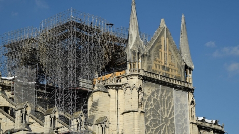 Khôi phục an toàn cho cấu trúc nhà thờ Đức bà Paris (20/8/2019)