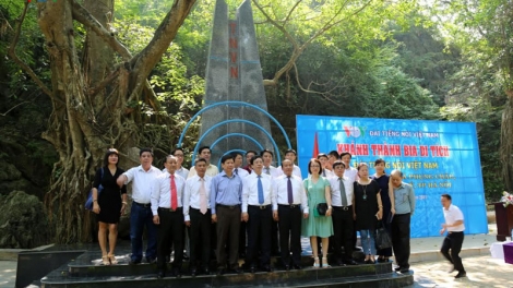 Thăm Chùa Trầm, địa điểm đầu tiên Đài Tiếng nói chuyển về sau khi rời Hà Nội để tiếp tục làm việc (6/9/2019)