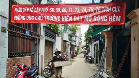 Người dân quận 3 Thành phố Hồ Chí Minh hiến hơn 9 nghìn m2 đất với tổng trị giá hàng trăm tỷ đồng để mở hẻm, mở đường vì lợi ích chung (17/9/2019)