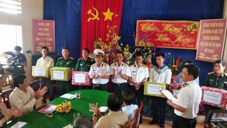 Không khí đón Tết tại các đơn vị thuộc Bộ Tư lệnh vùng 4, vùng 5 Hải quân (23/1/2020)