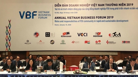 THỜI SỰ 12H TRƯA 10/1/2020: Diễn đàn doanh nghiệp Việt Nam thường niên 2019 chính thức khai mạc với chủ đề "Vai trò và đóng góp của cộng đồng doanh nghiệp FDI trong phát triển nhanh và bền vững".