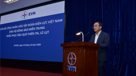 EVN hỗ trợ hơn 2 tỷ đồng và phát động CBCNV toàn tập đoàn ủng hộ đồng bào miền Trung