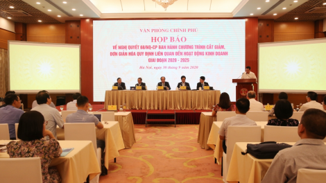 Nghị Quyết 68 của Chính phủ: Đợt sóng cải cách thứ 3 về cắt giảm, đơn giản hóa quy định kinh doanh (22/10/2020)