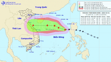 THỜI SỰ 18H CHIỀU 21/10/2020: Bão số 8 đang hướng vào khu vực miền Trung và tiếp tục tăng cấp.