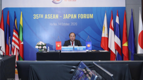 Nhật Bản nhấn mạnh ưu tiên tăng cường hợp tác với ASEAN (14/10/2020)