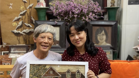Họa sĩ tranh lá Tạ Hải và những ý tưởng về tranh lá (30/11/2020)