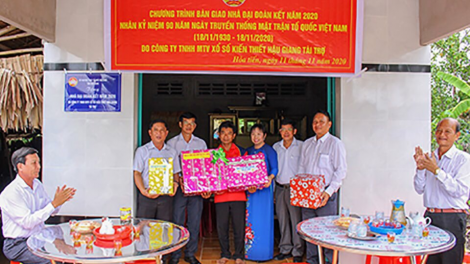 Phát huy sức mạnh đại đoàn kết toàn dân tộc nhìn từ cách làm của Hậu Giang (18/11/2020)