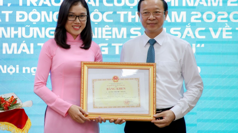 Cô giáo Lường Thị Thu Trang chia sẻ về nhân vật trong tác phẩm “Thầy ơi” - giải Nhất cuộc thi “Những kỷ niệm sâu sắc về thầy cô và mái trường mến yêu”  (9/11/2020)
