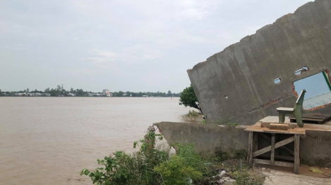 An Giang: Sạt lở bờ sông đe dọa đời sống người dân nông thôn (09/12/2020)