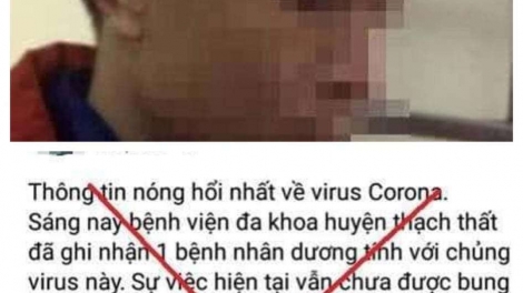 Xử lý tình trạng tung tin giả trên mạng xã hội về nCoV (8/2/2020)