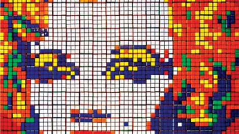 Độc đáo tác phẩm tranh từ rubik (24/2/2020)