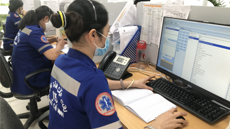 Trung tâm cấp cứu 115 TP.HCM gồng mình mùa Covid-19 (23/4/2020)