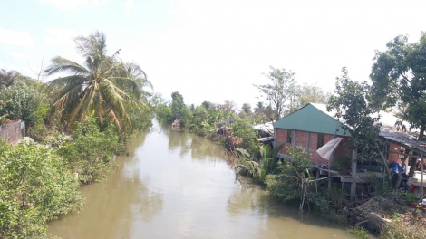 Tiền Giang: Nước mặn sông Tiền giảm, bà con nông dân chủ động đón nguồn nước ngọt (4/4/2020)