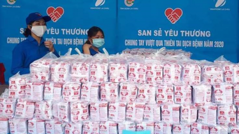 Lai Châu: Gian hàng 0 đồng, nơi san sẻ yêu thương (30/4/2020)