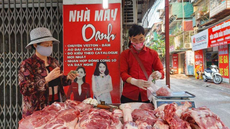 Thịt lợn – Giá giảm trên tivi (14/4/2020)