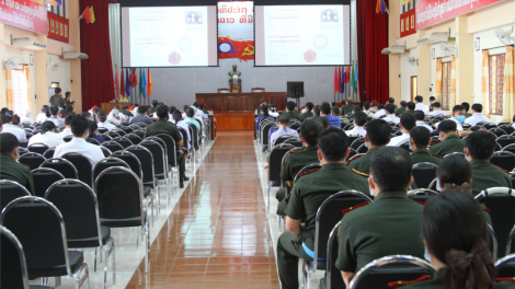 Tập huấn nâng cao năng lực phòng chống dịch COVID-19 cho đội ngũ y, bác sĩ Lào (10/4/2020)