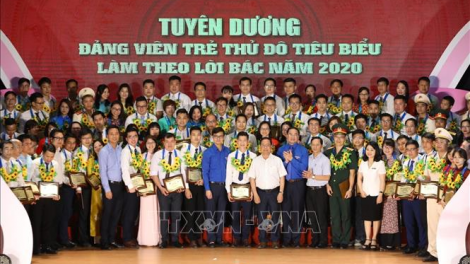 Thành đoàn Hà Nội tuyên dương 90 đảng viên trẻ tiêu biểu làm theo lời Bác (15/5/2020)