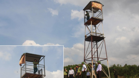 Nghệ An: Lắp đặt camera - giải pháp bảo vệ rừng mùa nắng nóng (14/6/2020)
