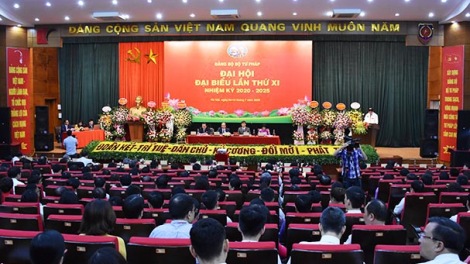 Đại hội đại biểu Đảng bộ Bộ Tư pháp lần thứ 11 (10/7/2020)