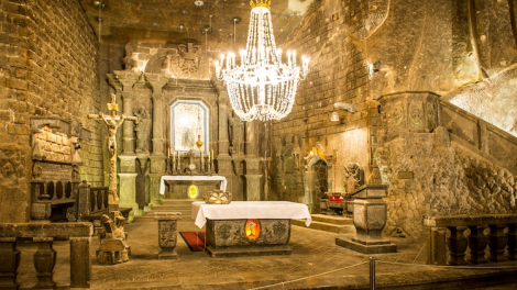 Mỏ muối Wieliczka nơi có Nhà thờ cổ xây dựng hoàn toàn bằng muối ở Ba Lan (11/7/2020)