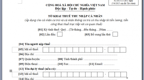 Kê khai thuế thu nhập cá nhân, giảm trừ gia cảnh cho người phụ thuộc - những điểm cần lưu ý (30/7/2020)