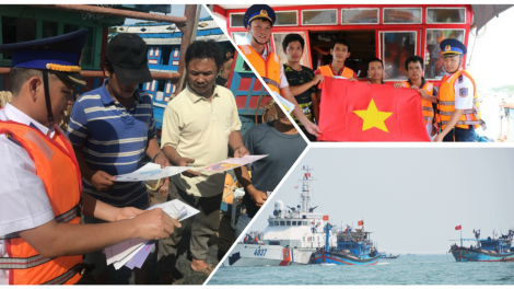 “Cảnh sát biển đồng hành với ngư dân”: Mô hình thiết thực, nghĩa tình. (12/12/2019)