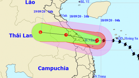 THỜI SỰ 6H SÁNG 18/9/2020: Dự báo chiều 18/9, bão số 5 với sức gió giật cấp 12 sẽ đổ bộ vào đất liền các tỉnh từ Quảng Bình đến Quảng Nam. Sân bay Chu Lai, Đà Nẵng, Phú Bài dừng hoạt động trong ngày.