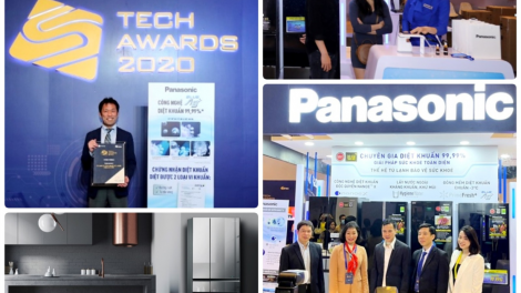 Panasonic đạt danh hiệu “Tủ lạnh có công nghệ diệt khuẩn hiệu quả nhất” tại Tech Award do VNExpress bình chọn tháng 01/2021 (12/01/2021)