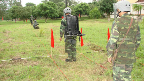 Binh Chủng công binh đảm bảo an toàn ĐH Đại biểu toàn quốc lần thứ XIII của Đảng (28/1/2021)