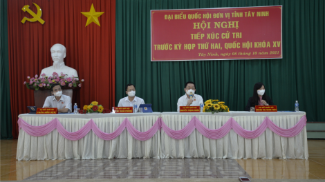 Cử tri Tây Ninh kiến nghị sớm có vaccine COVID-19 nội địa (08/10/2021)