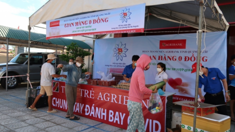 Agribank Quảng Ngãi chung tay vì cộng đồng vượt qua khó khăn (12/10/2021)