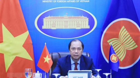 Các Bộ trưởng ASEAN họp trù bị cho các Hội nghị cấp cao ASEAN và Hội nghị cấp cao liên quan (04/10/2021)