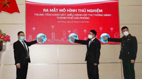 Hải Phòng: ra mắt Trung tâm giám sát, điều hành đô thị thông minh (25/11/2021)